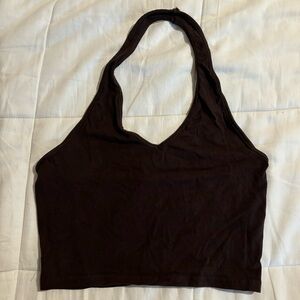 H&M Cute Brown Crop Top
